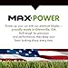 MaxPower 561812XB Set of 3, 3-N-1 Commercial Mulching Blades for 48 in. Cut John Deere Mowers Replaces OEM no. GX21784, GX21786, GY20852