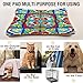 KJIZMO Mexican Tile Dog Bed Mat, Soft Comfortable Warm Crate Pad with Anti-Slip Bottom, Machine Washable Pet Mattress for Pets Sleeping for Large Medium Dogs & Cats 24x18in