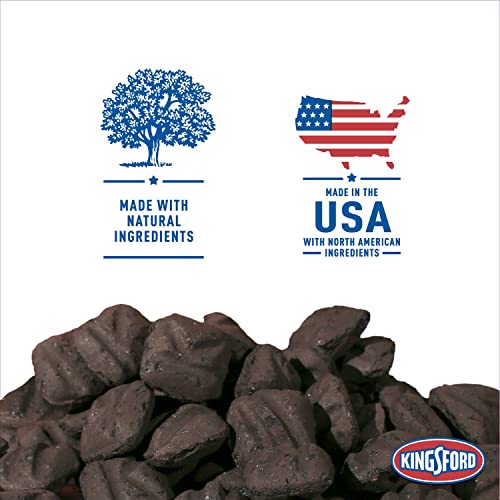 Masterbuilt MB20091621 Lump Charcoal 16 Pound, Black & Kingsford Original Charcoal Briquettes, 100% Natural Charcoal for BBQ Grilling, 16 lbs