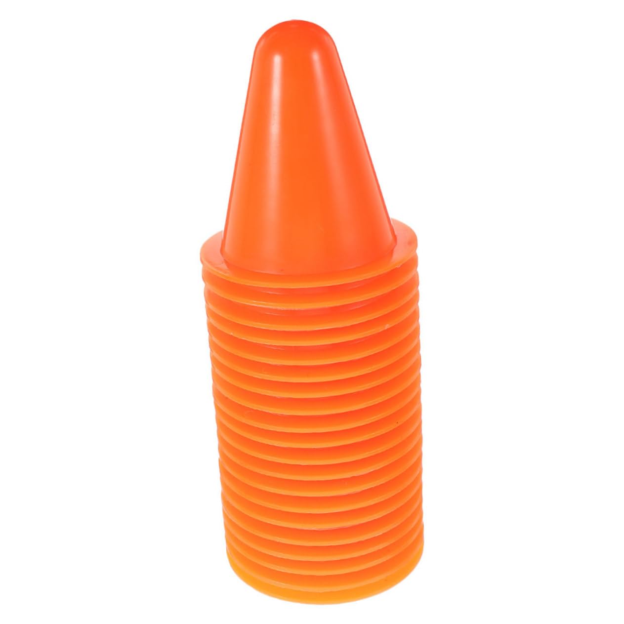 BESPORTBLE Roller Skating Pile 30pcs Mini Traffic Cones Flat Base for Gym Soccer Drills and Agility Training
