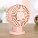 Wentylator biurkowy USB mini USB mały wentylator elektryczny 10 cm studenci używający osobistego wentylatora stołowego cichy wentylator na biurko do domu biura salonu sypialni blatu biura portu USB wentylator (kolor: różowy)