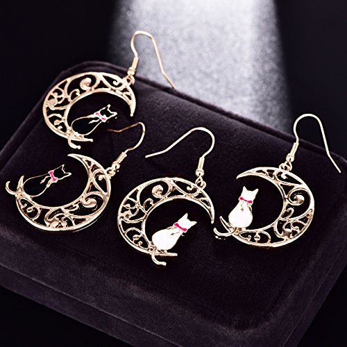 Cute Anime Cartoon Sailor Moon Animal Cat Moon Earrings Gift For Girls Women Jewelry 7