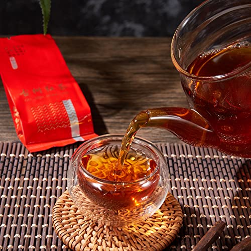 Huaying Chinese Black Tea Loose Leaf, Chinese Yunnan Old Tree Black Tea, Loose Leaf Tea, 3.9 Oz/110G, Pack Of 16 Steeps #TOP5