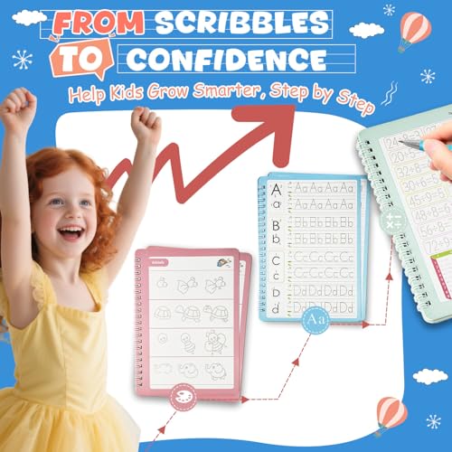 50% Off Magic Grooved Writing Books for Kids - Handwriting Practice Set - Image 4