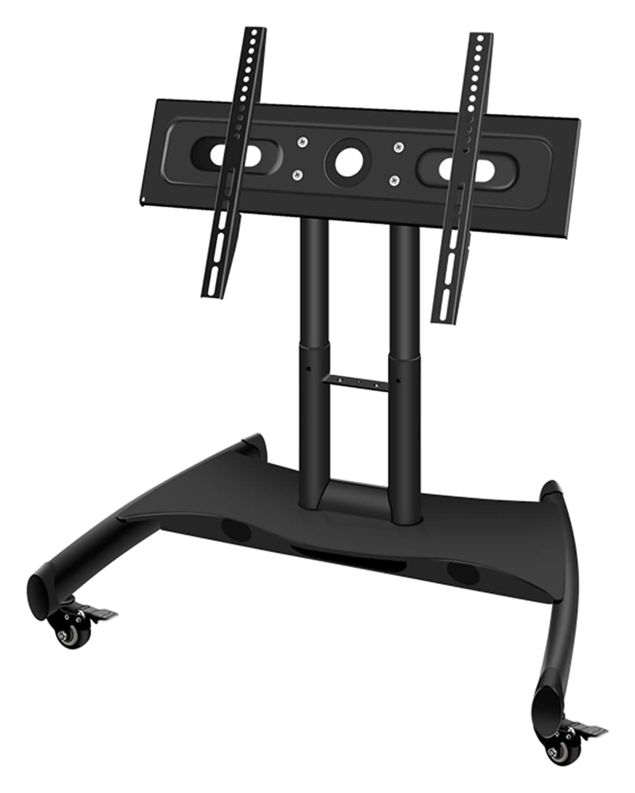 DFGHNBVC Mobile Tv Cart, Mobile Tv Stand On Wheels, Universal Mobile Tv Stand Tv Cart