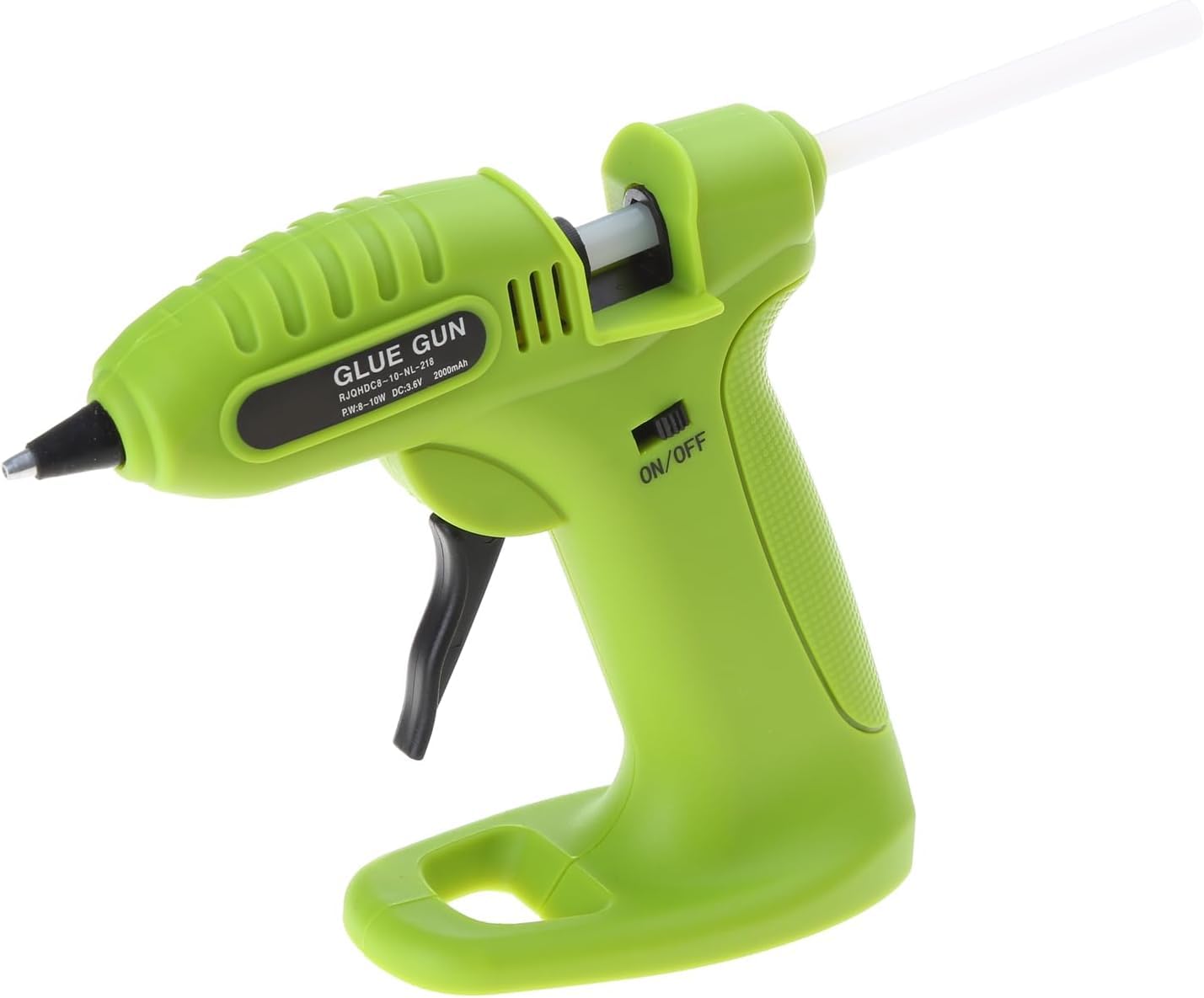 Gorący pistolet do klejenia bezprzewodowy pistolet do klejenia bezprzewodowy Mini z 40 klejami 7mm i 6 silikonowymi rękawami na palce do szkoły DIY kleje/1053