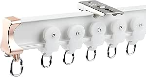 Ensemble De Rails De Rideau De Plafond Pour Douche/camping-car/belvédère, Rail De Rideau Coulissant Incurvé En Aluminium, Tringle De Séparation De Pièce Pour Cloisons De Confidentialité Pour Hôpital/a