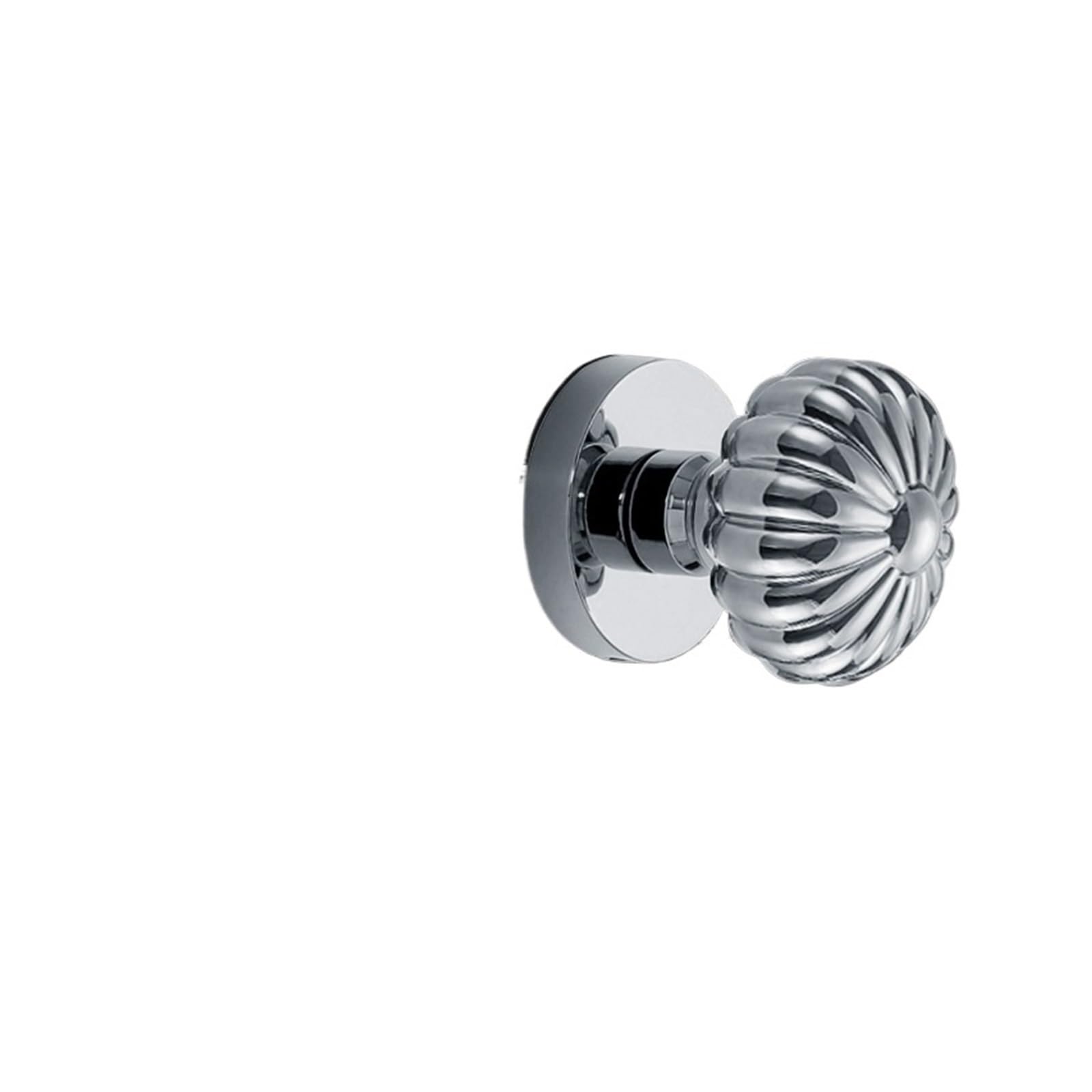 ZONSHJDKR Invisible Door Lock Indoor Single-Sided Zinc Alloy Light Luxury French Bedroom Wooden Bathroom(D Bright Chrome Double Sided)