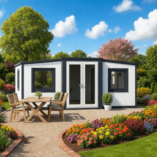 Foldable Prefab Tiny House to Live in for Adult, Prefab...