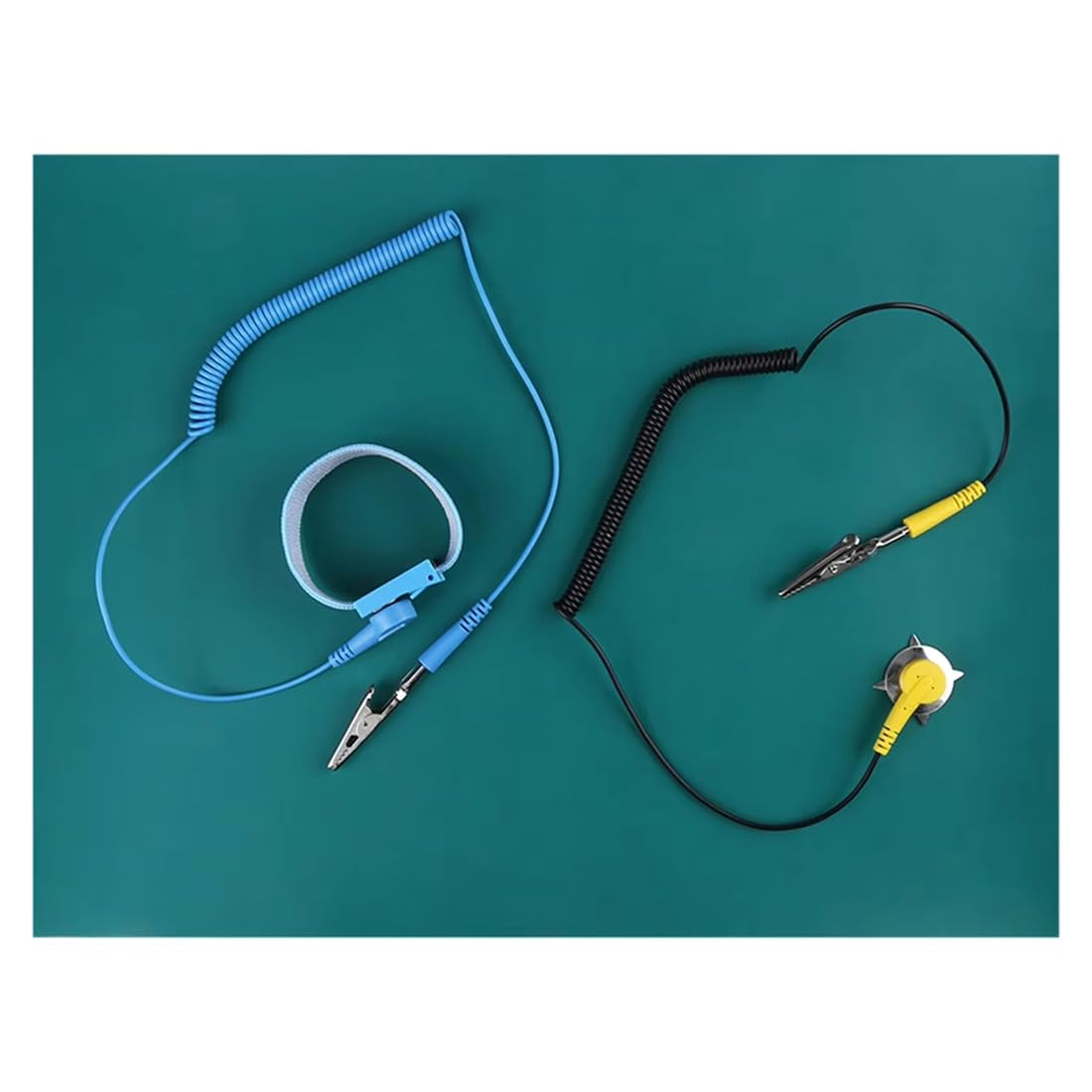 Jnchdghwa Electrostatic Discharge Anti-Static Wrist Strap Grounding Pad Kit Anti-Static Strap Anti-Static Grounding Pad Suitable
