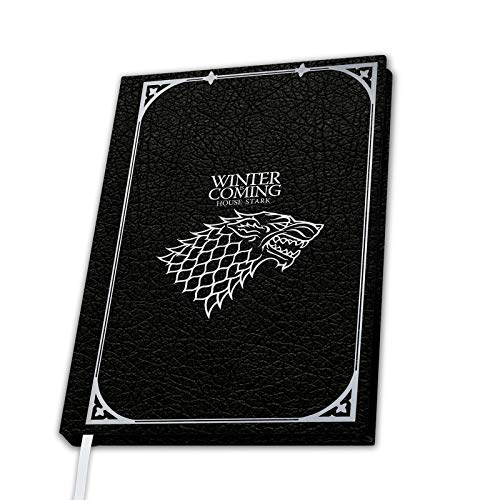 Cahier A5 Premium Stark Game of Thrones ABYSTYLE pour le bureau et les cours