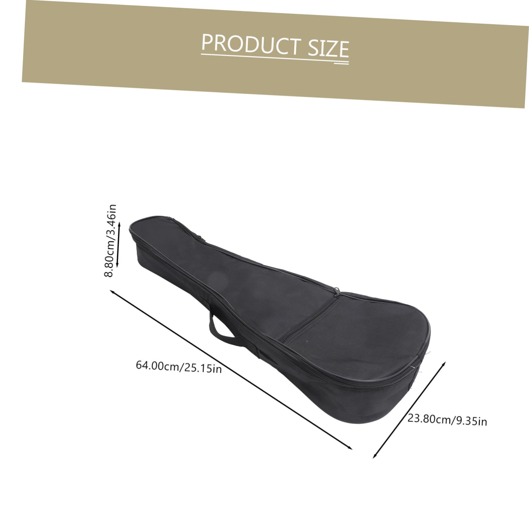 Holibanna 23 Ukulele Carrying Bag Thick Padded Storage Holder for Ukuleles Mandolins Stylish Design Durable Spacious for Travel Protection
