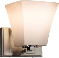 Vista 1 de FSN-8441-40-OPAL-NCKL Fusion Era - Aplique de pared de 1 luz, níquel cepillado