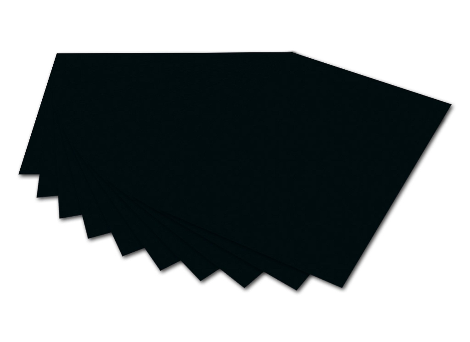 Folia Bringmann 6190 folia Pack de 10 feuilles de carton photo 300 g/m² 50 x 70 cm (Noir) (Import Allemagne)