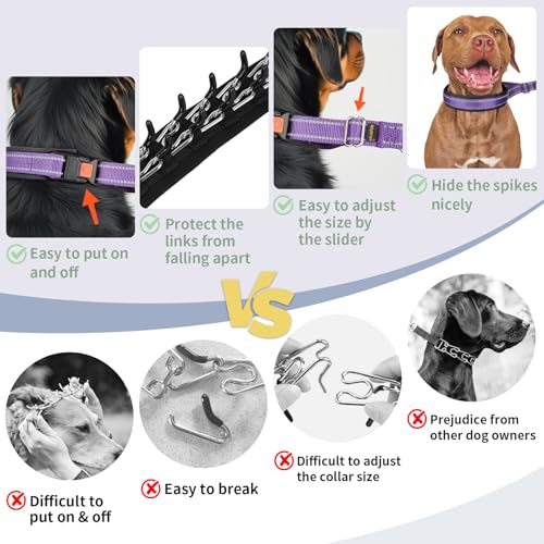 Mayerzon Martingale No Pull Collar for Medium Large Dogs | Purple, M by Mayerzon - Used condition - Image 5
