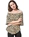 Just Quella Womens Off The Shoulder Long Sleeve Shirt Blouse 0318-1