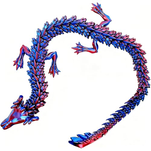 Silk Dual Color PLA 1.75mm Filament Rood Blauw, Glanzend Zijdeachtig, 1KG, Compatibel Bambu LAB Creality QIDI Prusa - Afbeelding 3