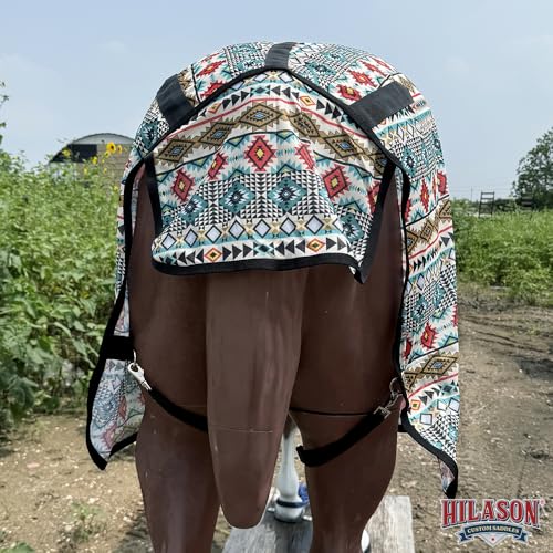 Image of 84 in HILASON Horse Fly Sheet Uv Protect Mesh Bug Mosquito Summer Spring