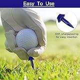 Golf Tees Plastic, 70 Pcs Mixed Sizes Castle Golf Tees, Durable Winter Golf Tees Small Castle Tees in Multiple Colors(25mm, 32mm, 39mm, 45mm, 51mm, 59mm, 70mm) - Image 4