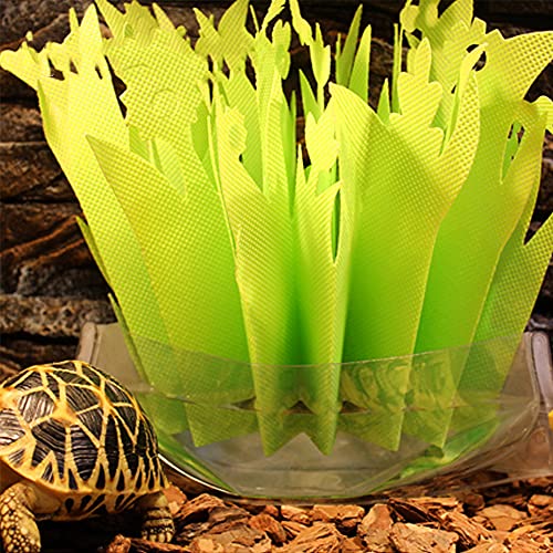 YOGURTCK Artificial Plants Natural Humidifier Moisturizing Air for Reptile and Amphibian Terrarium Pet Box Decor Supplies