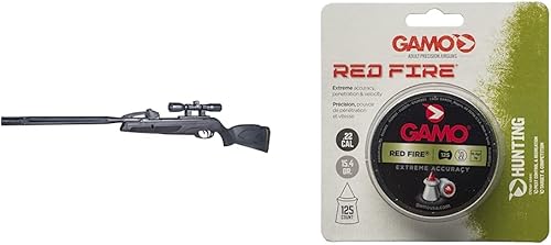 Gamo 611006875554 Swarm Whisper Air Rifle.Calibre 22, negro
