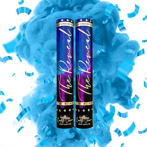 Confetti Crown Baby Gender Reveal Confetti Powder Cannon | 12”