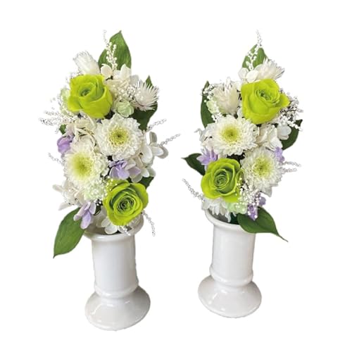 プリザーブドフラワーアレンジ[綾香/緑]春日部市 シュガーパイン