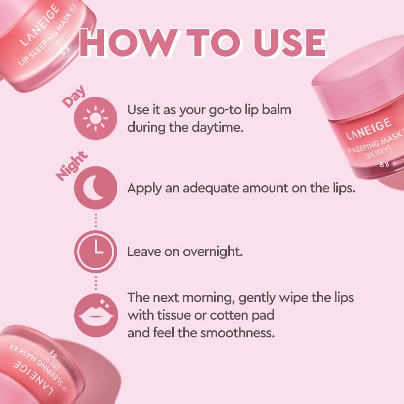 Laneige-Lip-Sleeping-Mask-EX-Moisturizing-with-Vitamin-C-Antioxidant-Lip-Balm-for-Dry-lips-Berry-8g