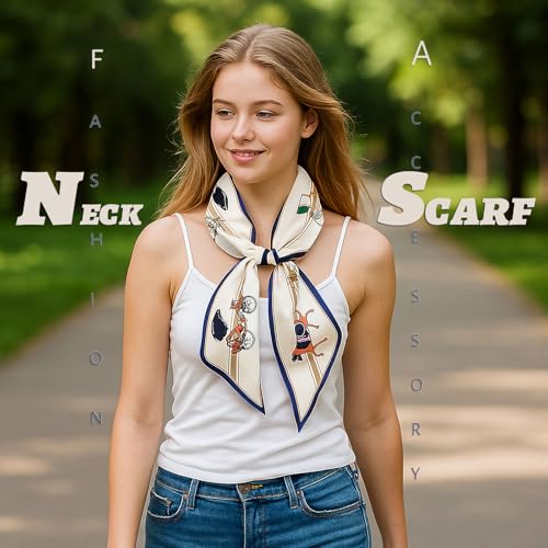 Head Scarf Hair Neck Scarves For Women Girl Purse Bag Scarfs For Handbags Satin Headscarf Fashion Silk Headbands2