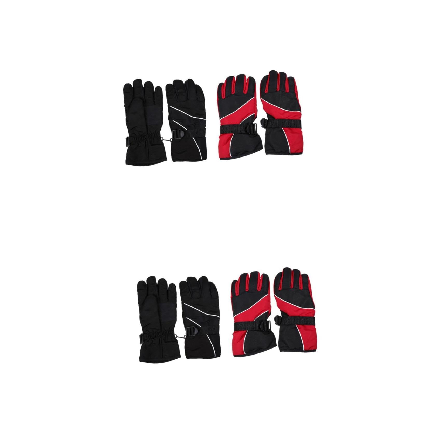 4paare Winterhandschuhe Für Und wasserdichte Winddichte Und rutschfeste Skihandschuhe Für Outdoor-aktivitäten Wie Radfahren Laufen Und Angeln