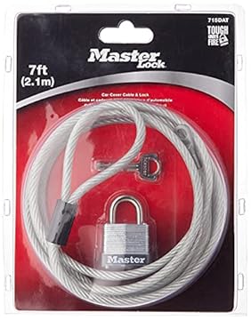 car cover lock and cable