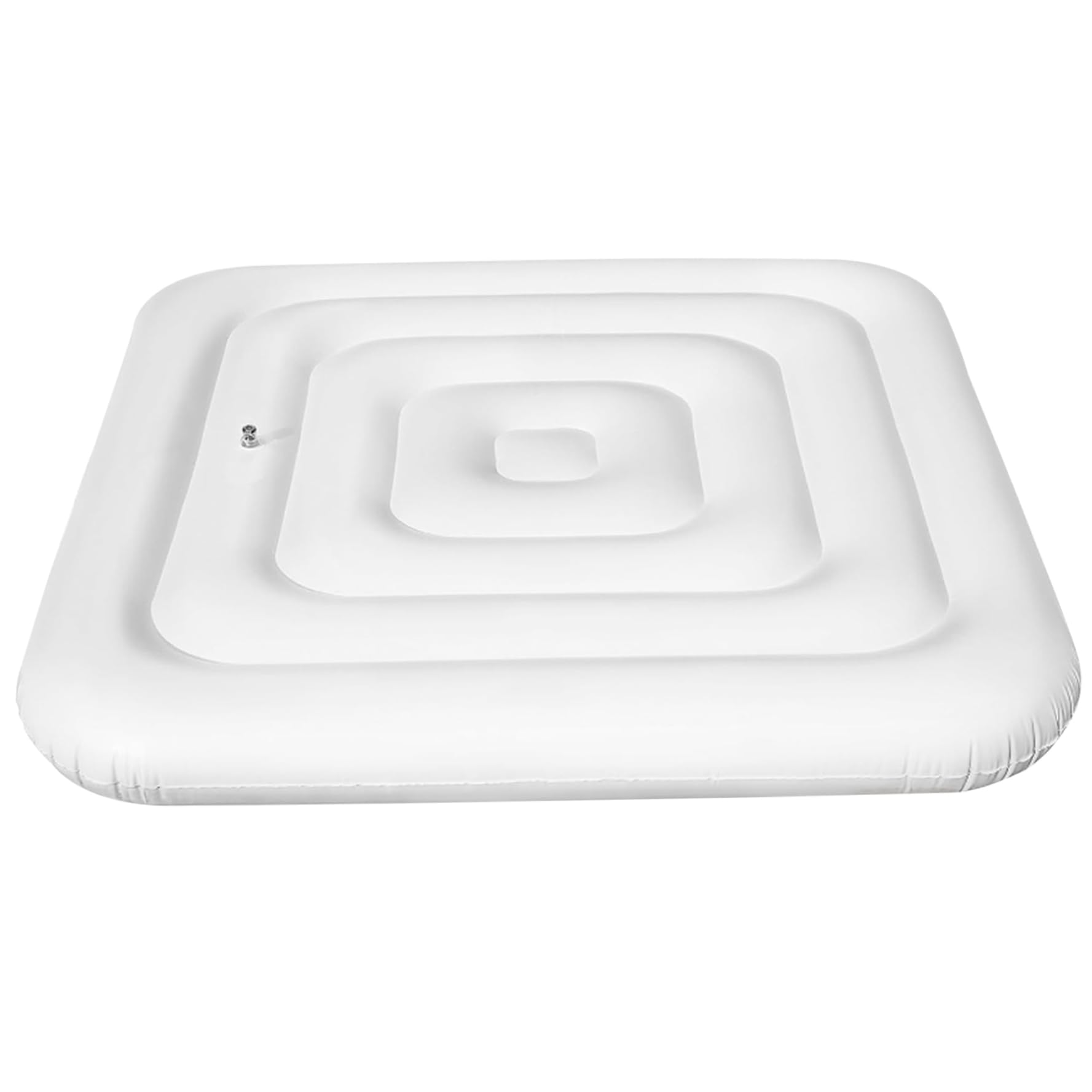 Copertura gonfiabile per vasca idromassaggio 57 in Copertura rotonda per vasca idromassaggio con valvola Coperture spa isolate antivento, antipioggia, a prova di neve, quadrate
