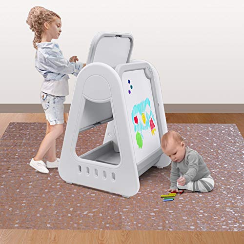 Plastic Splat Mat For Baby, Easy Cleaning Vinyl Floor Mat For Eating Messes, Waterproof High Chair Floor Protector Feeding Floor Cover By Matleya #TOP5