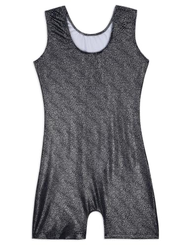 Image of Domusgo Gymnastics Leotards for Girls Sparkly One Piece Biketard Size 1-10Y