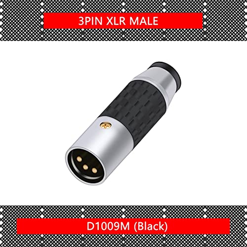 Enchufe de micrófono XLR 3 pines solución para reparar cables de audio con tirones 3