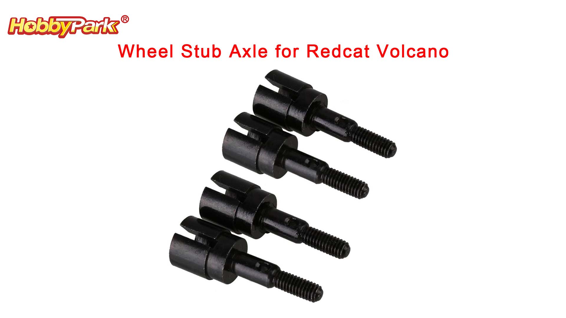 Amazon.com: Hobbypark 4pcs 02033 Metal Wheel Stub Axle for 1/10