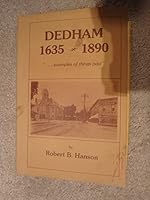 Dedham, Massachusetts, 1635-1890 B0006CUOAI Book Cover