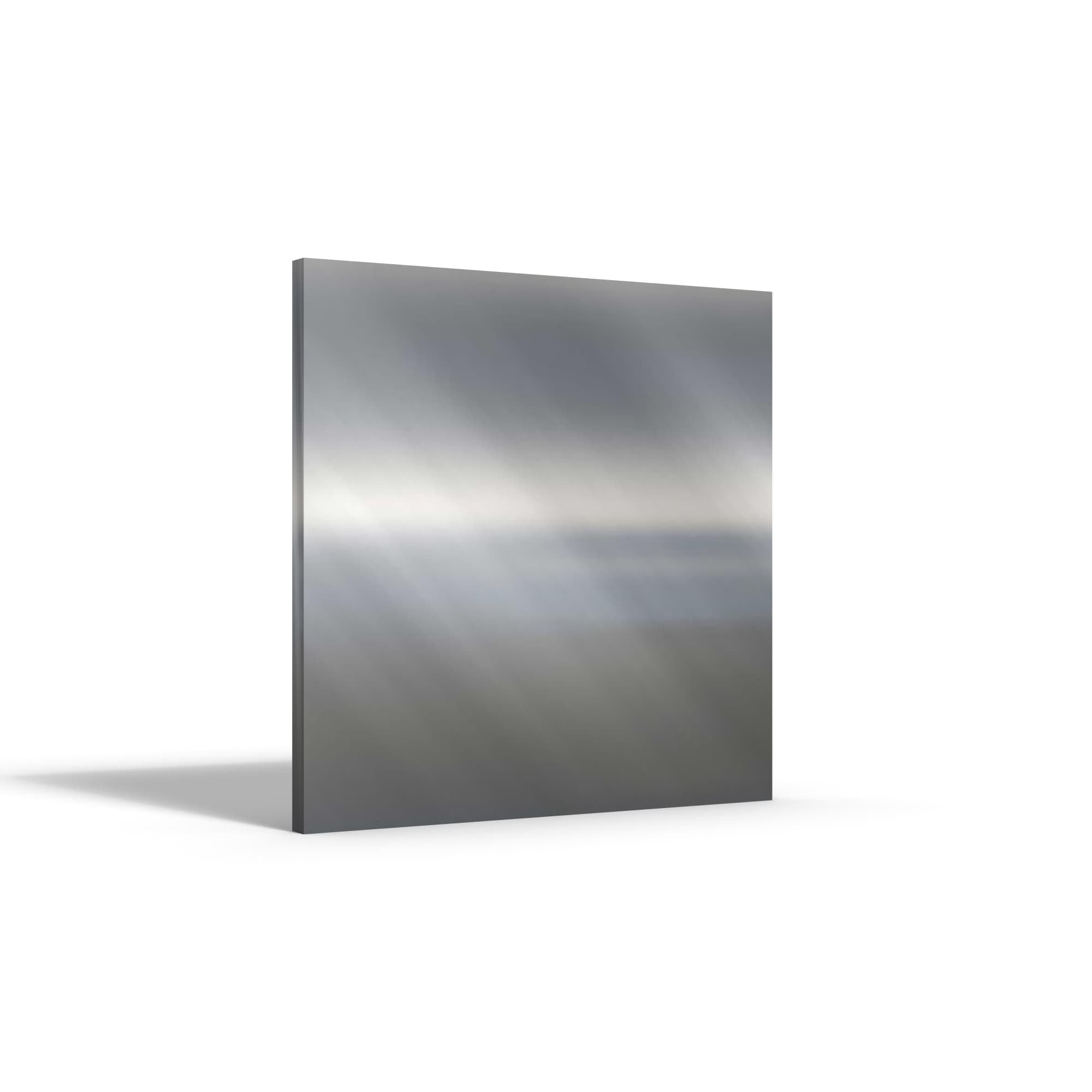 Placa de metal inoxidable cepillado (Acero inoxidable 304L cepillado, espesor 4mm, 50x50cm)