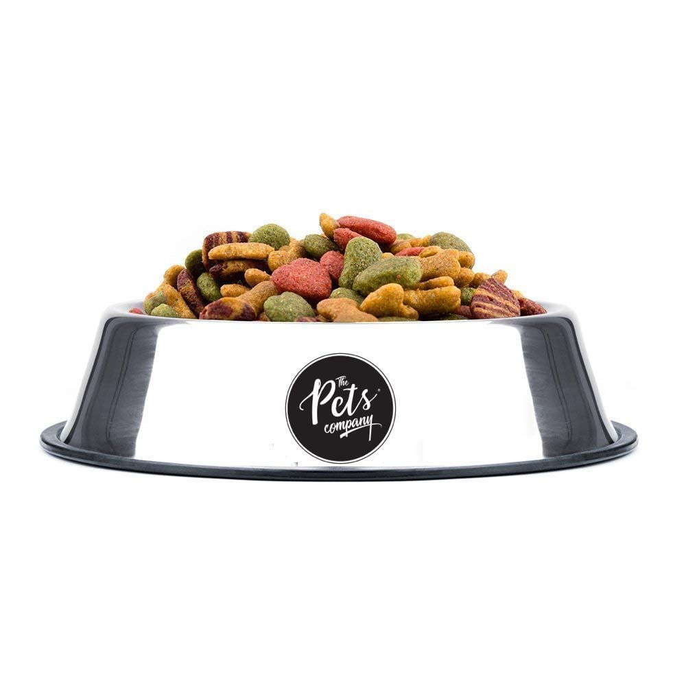 The Pets Company Stainless Steel Feeding Bowl, Non-Skid Rubber Bottom Food/Water Dog Bowl, Large, 900ml (B0BTHCHTSW) Amazon Price History, Amazon Price Tracker
