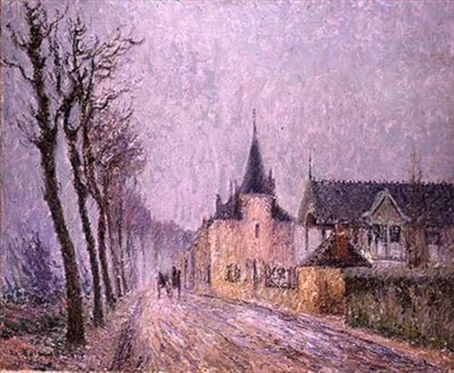 Pintura Pothuis Quay Pontoise de Gustave Loiseau para renovar las paredes de la oficina o el hogar