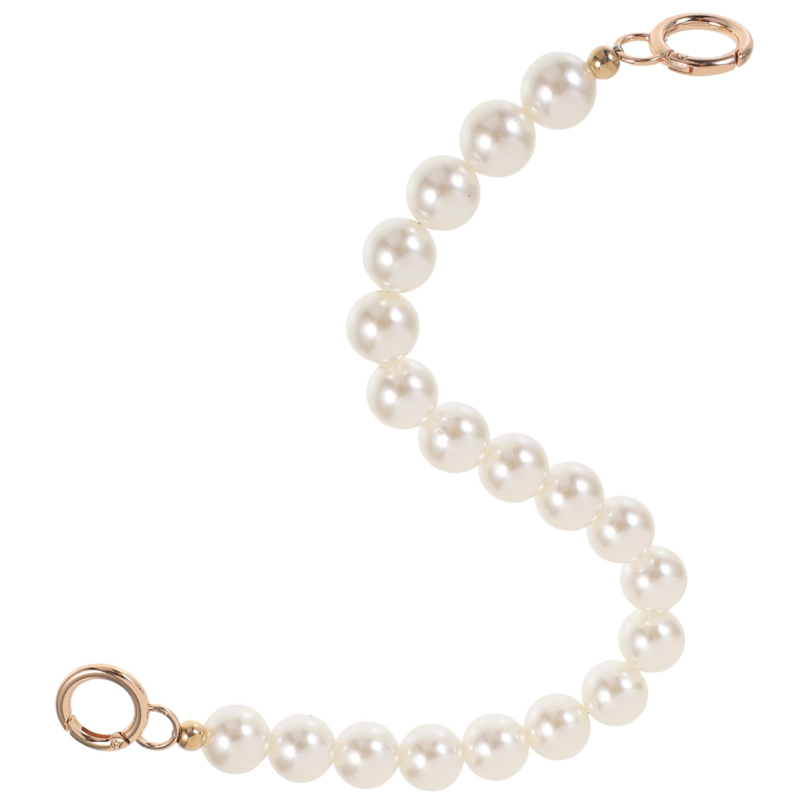 SHINEOFI 3piezas Cadena De Bolso De Perlas Sustituta Para Bolsos Cadena Desmontable y Ligera Para