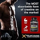 Creatine Tablets 3000mg Per Serving - Premium Creatine Monohydrate, 120 Capsules - Muscle Gain Pre Workout Gym Supplement for Men and Women - Zero Sugar or Additives, Vegan, UK Made - 30 Servings - Image 2