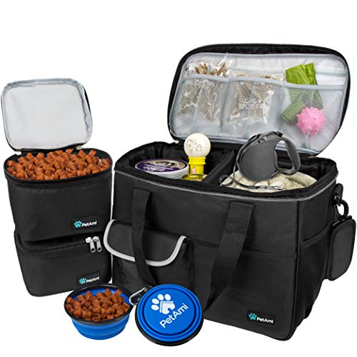 PetAmi-Dog-Travel-Bag-Airline-Approved-Tote-Organizer-with-Multi-Function-Pockets-Food-Container-Bag-and-Collapsible-Bowl-Perfect-Weekend-Pet-Travel-Set-for-Dog-Cat