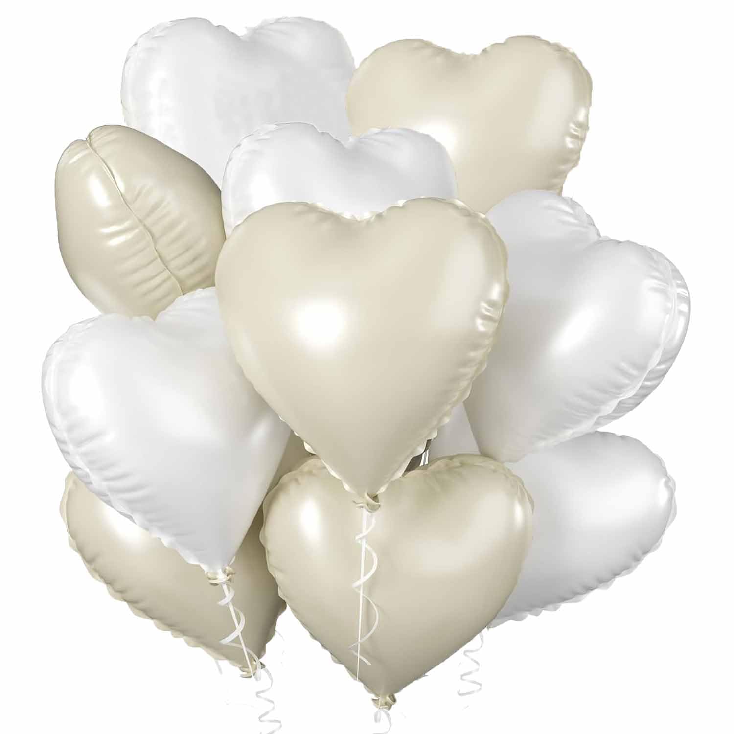 60 Stück Luftballons Braun Beige, 12 Zoll Luftballons Retro