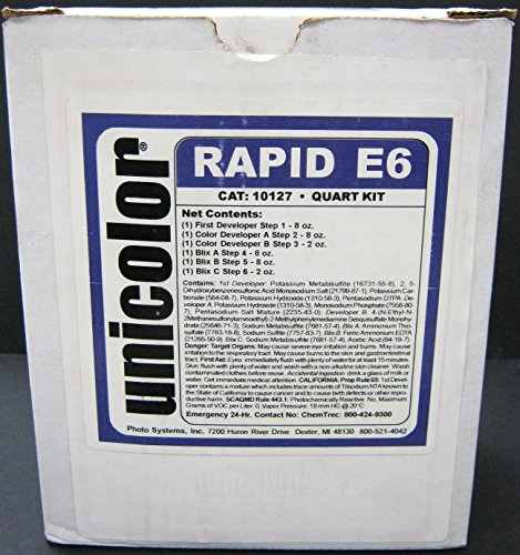 Ultrafine Unicolor E-6 Film Rapid Developing Kit 1 Quart