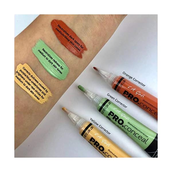 L.A. Girl Hd Pro Conceal, Flat White Corrector, 0.28 Ounce