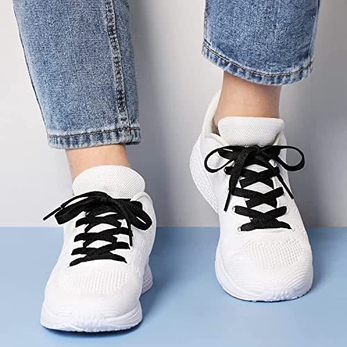 Image of SHOESHINE Sports & Sneakers Shoe Laces - 2 Pairs Set Flat Shoelace for Men & Women