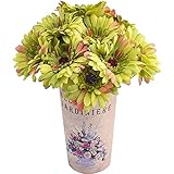 arreglos de mesa artificiales para xv años Las flores de gerbera artificiales están hechas de seda, las flores de margaritas artificiales realistas se ven muy bonitas y realistas.