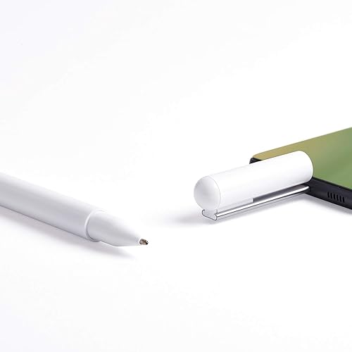 Miniatura 2 de Lexon C-Pen - Bolígrafo de tinta negra, memoria flash USB-C, 32 GB, acero inoxidable para clip, cuerpo principal de ABS, blanco brillante