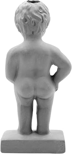 Miniatura 7 de NPW Plant Life Pee My Plants, Estaca de riego automático Peeing Boy, estatua de jardín con rociador, regalo novedoso de cerámica, decoración de